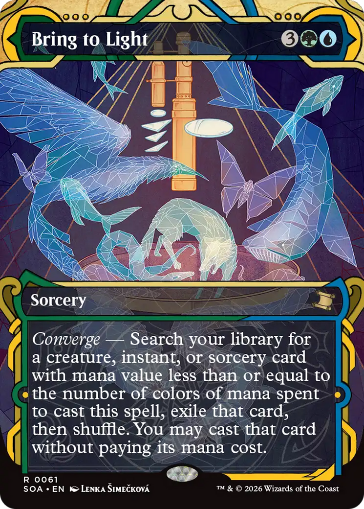 Bring to Light (Japanese Silver Scroll Foil) [Secrets of Strixhaven: Mystical Archive] | Exor Games Bridgewater