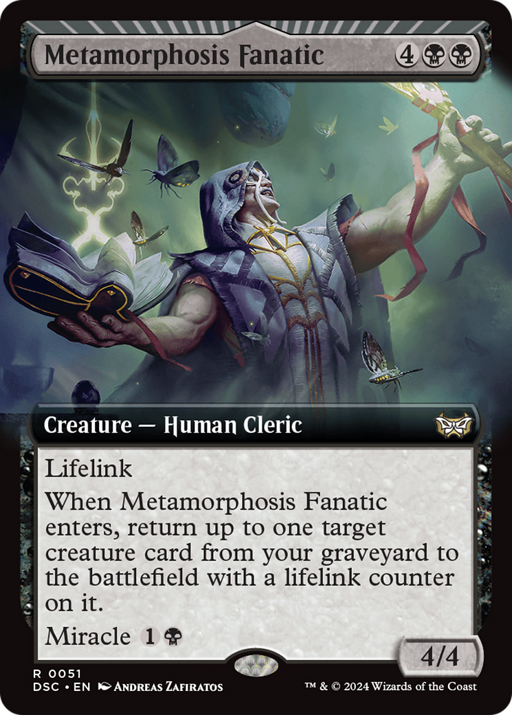 Metamorphosis Fanatic (Extended Art) [Duskmourn: House of Horror Commander] | Exor Games Bridgewater