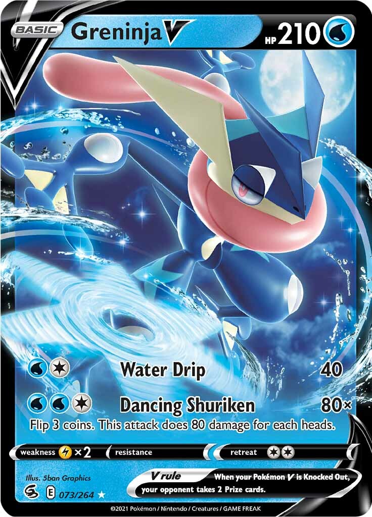 Greninja V (073/264) [Sword & Shield: Fusion Strike] | Exor Games Bridgewater