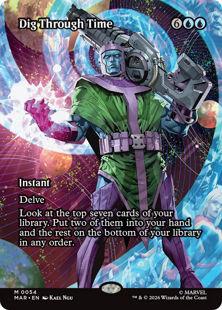 Dig Through Time (Borderless) [Marvel Universe: Eternal-Legal] | Exor Games Bridgewater