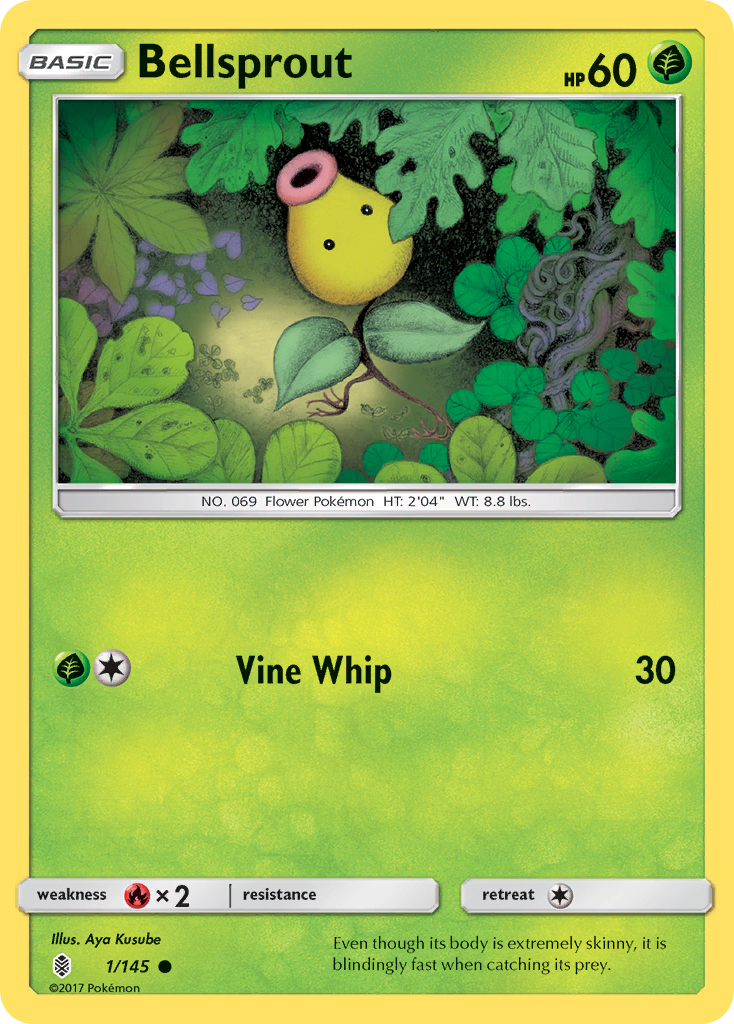 Bellsprout (1/145) [Sun & Moon: Guardians Rising] | Exor Games Bridgewater