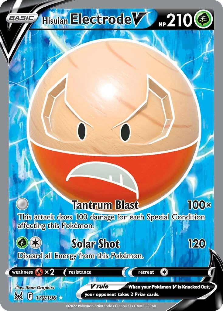 Hisuian Electrode V (172/196) [Sword & Shield: Lost Origin] | Exor Games Bridgewater