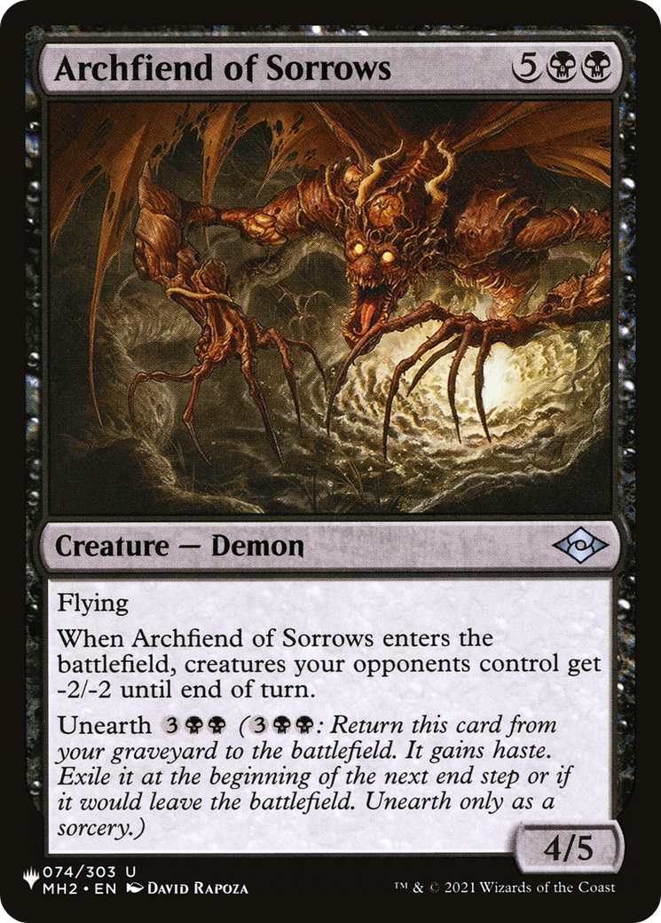 Archfiend of Sorrows [The List] | Exor Games Bridgewater