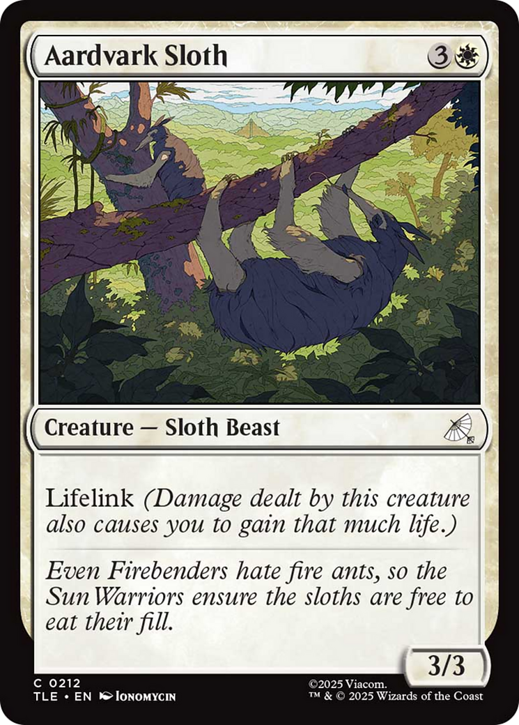 Aardvark Sloth [Avatar: The Last Airbender: Eternal-Legal] | Exor Games Bridgewater