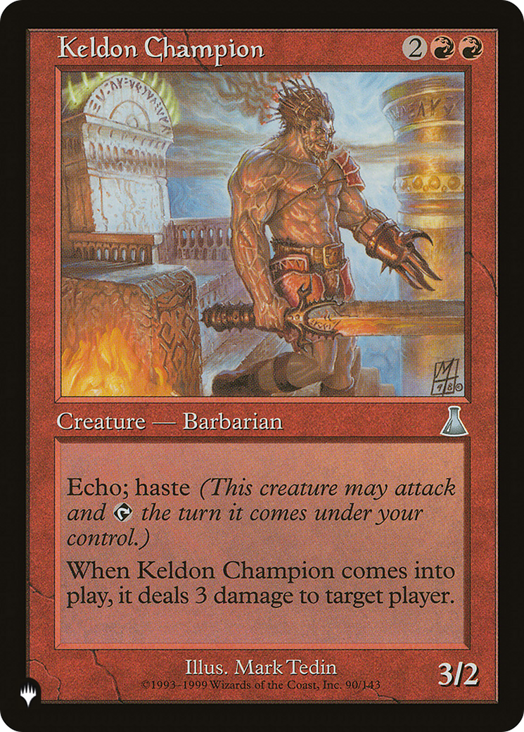 Keldon Champion [The List Reprints] | Exor Games Bridgewater