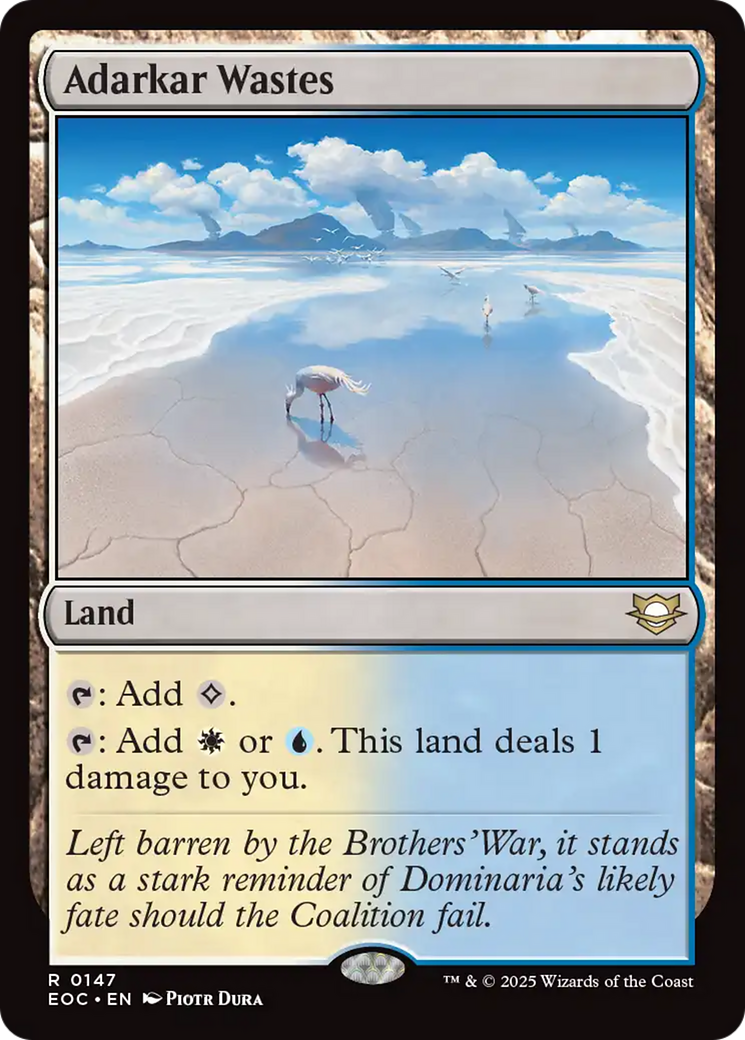 Adarkar Wastes [Edge of Eternities Commander] | Exor Games Bridgewater