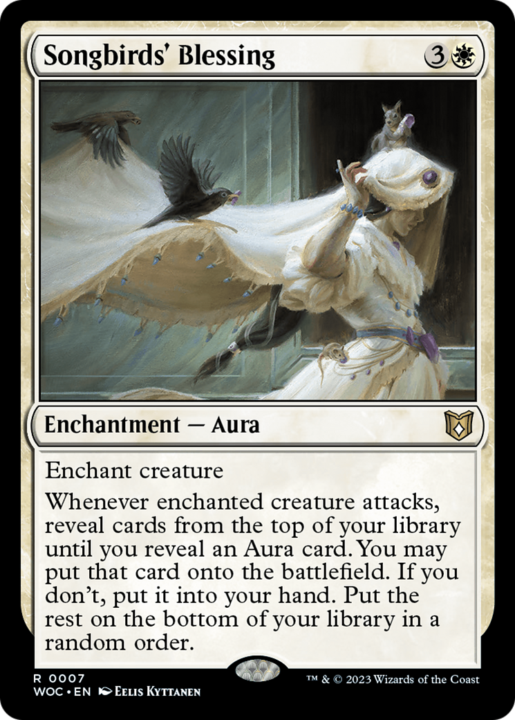 Songbirds' Blessing [Wilds of Eldraine Commander] | Exor Games Bridgewater