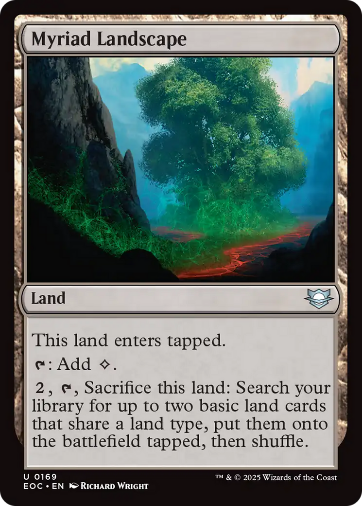 Myriad Landscape [Edge of Eternities Commander] | Exor Games Bridgewater