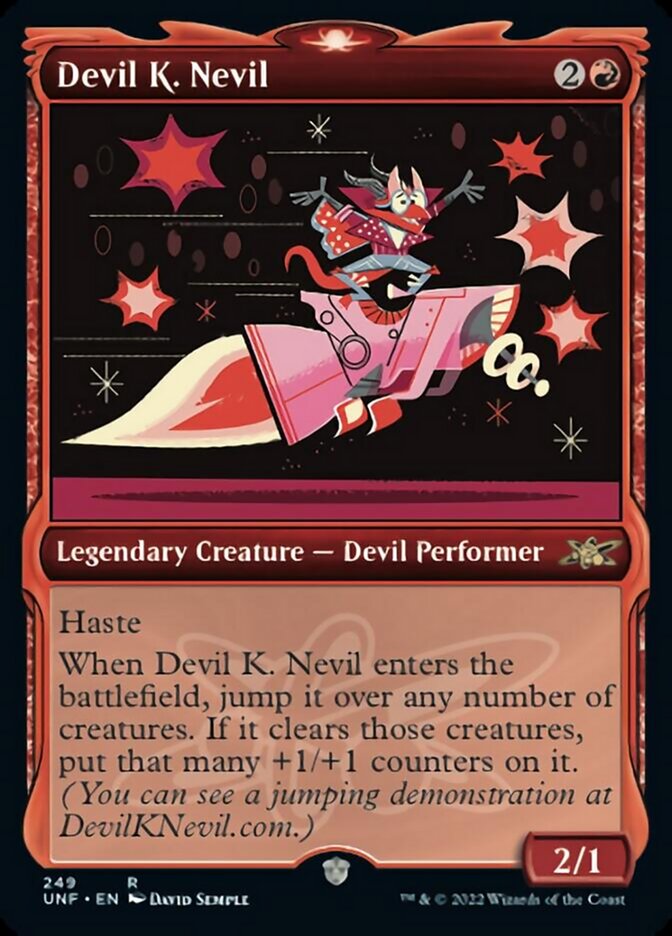 Devil K. Nevil (Showcase) [Unfinity] | Exor Games Bridgewater
