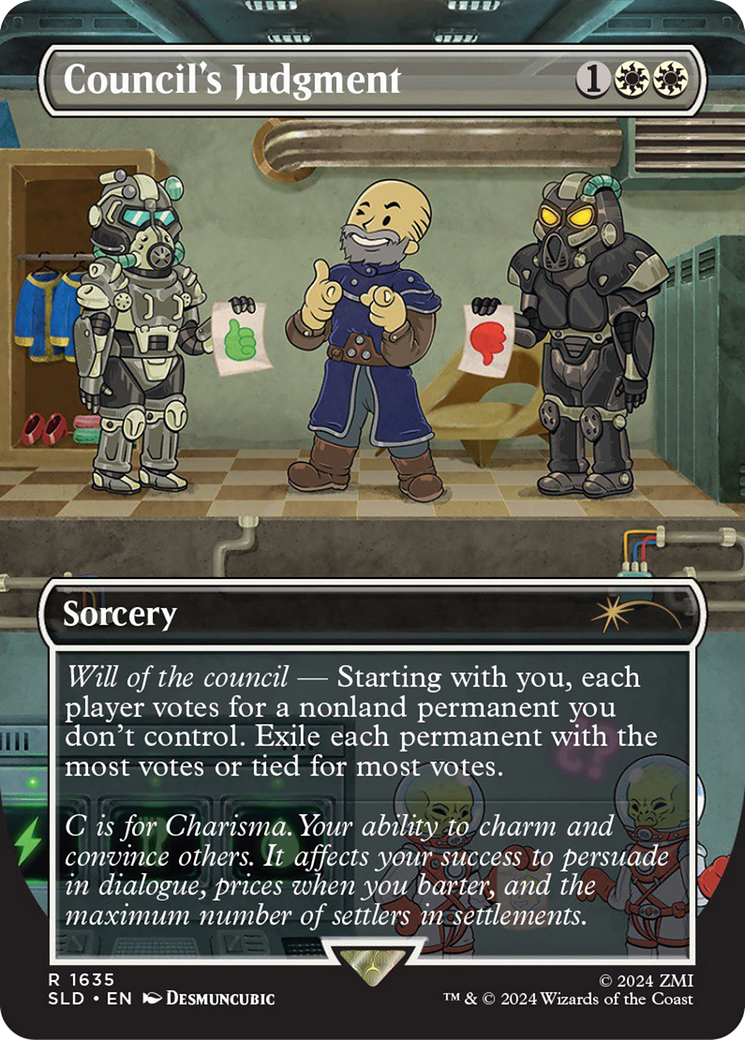 Council's Judgment (Rainbow Foil) [Secret Lair Drop Series] | Exor Games Bridgewater