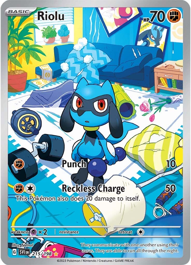 Riolu (215/198) [Scarlet & Violet: Base Set] | Exor Games Bridgewater