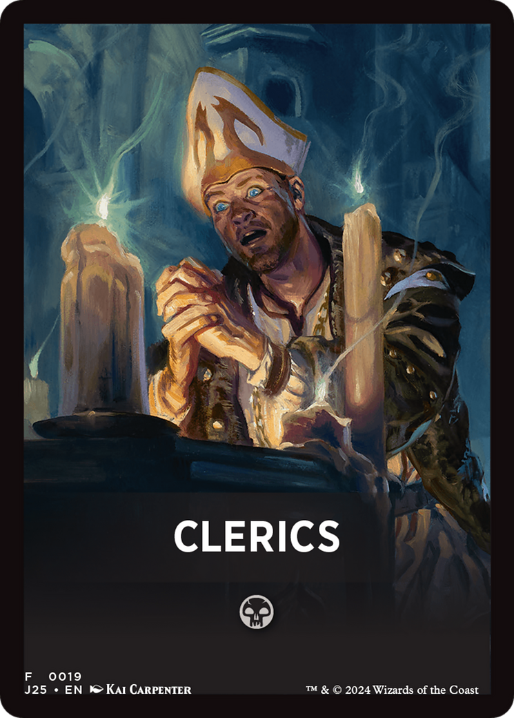 Clerics Theme Card [Foundations Jumpstart Front Cards] | Exor Games Bridgewater