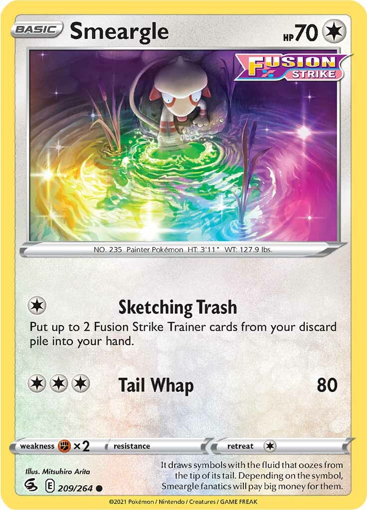 Smeargle (209/264) [Sword & Shield: Fusion Strike] | Exor Games Bridgewater