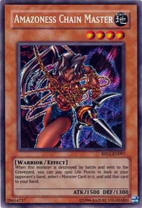 Amazoness Chain Master [RP01-EN097] Secret Rare | Exor Games Bridgewater