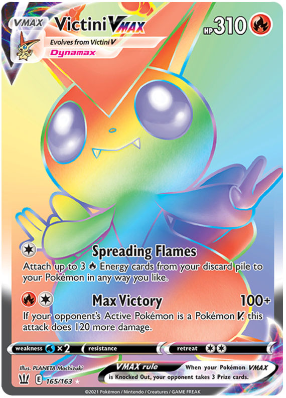 Victini VMAX (165/163) [Sword & Shield: Battle Styles] | Exor Games Bridgewater