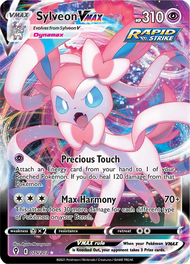 Sylveon VMAX (075/203) [Sword & Shield: Evolving Skies] | Exor Games Bridgewater