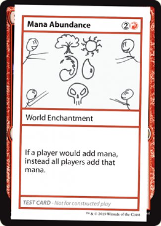 Mana Abundance (2021 Edition) [Mystery Booster Playtest Cards] | Exor Games Bridgewater