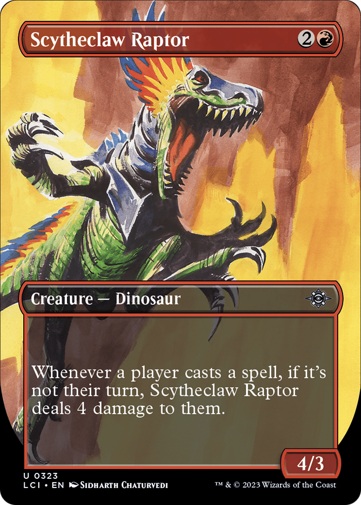 Scytheclaw Raptor (Borderless) [The Lost Caverns of Ixalan] | Exor Games Bridgewater