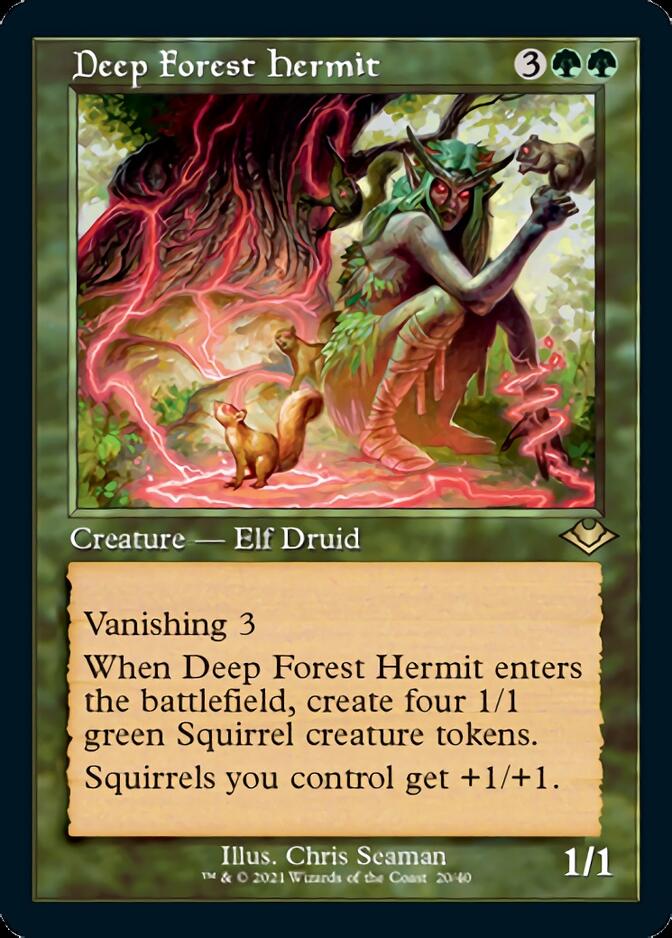 Deep Forest Hermit (Retro Foil Etched) [Modern Horizons] | Exor Games Bridgewater