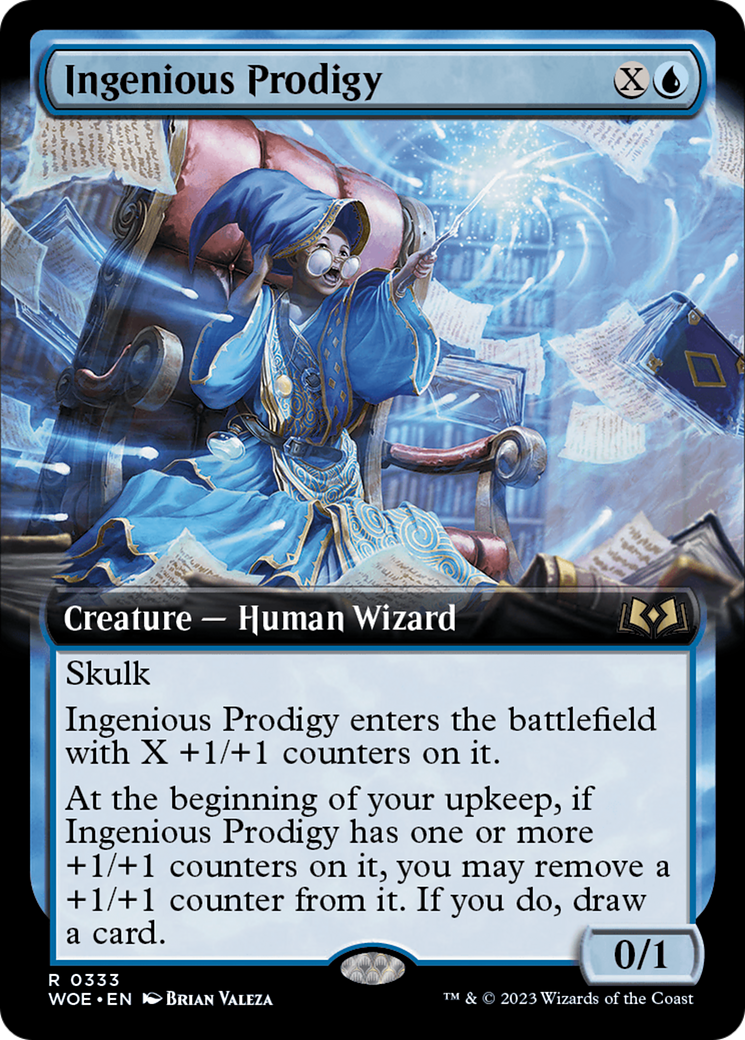 Ingenious Prodigy (Extended Art) [Wilds of Eldraine] | Exor Games Bridgewater