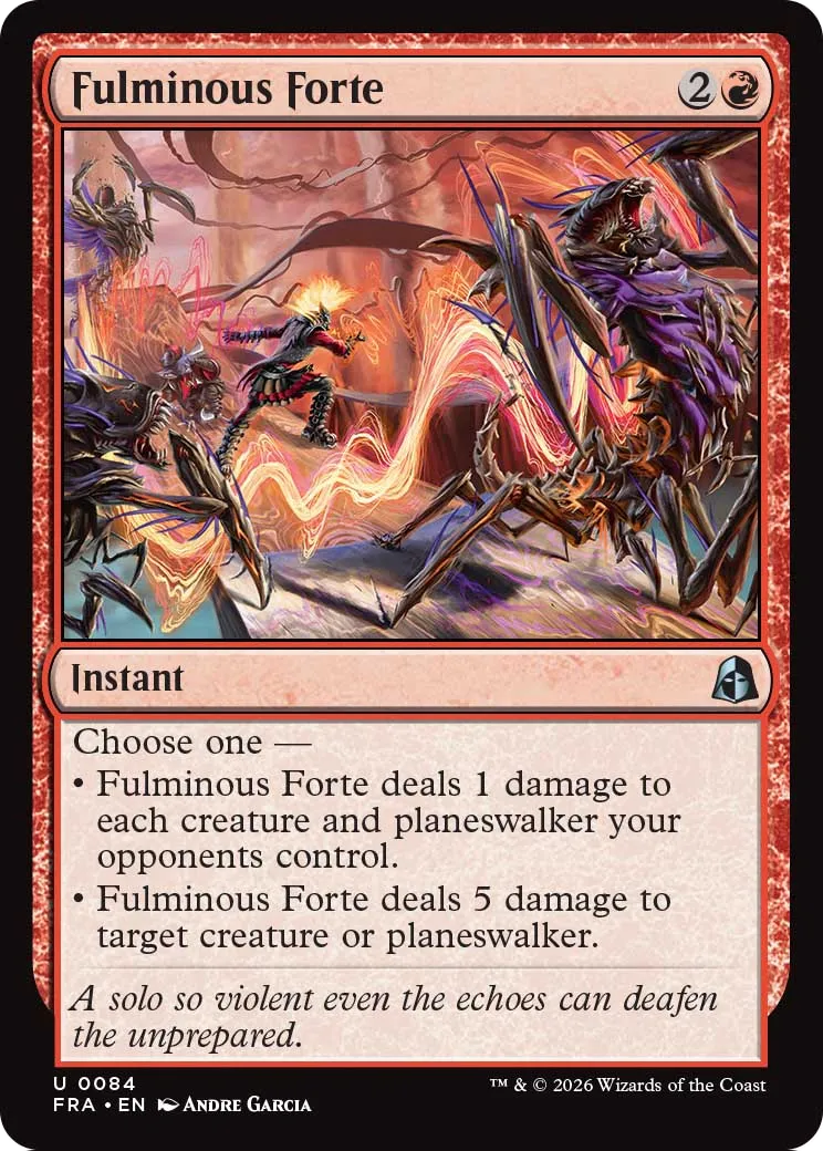 Fulminous Forte [Reality Fracture] | Exor Games Bridgewater