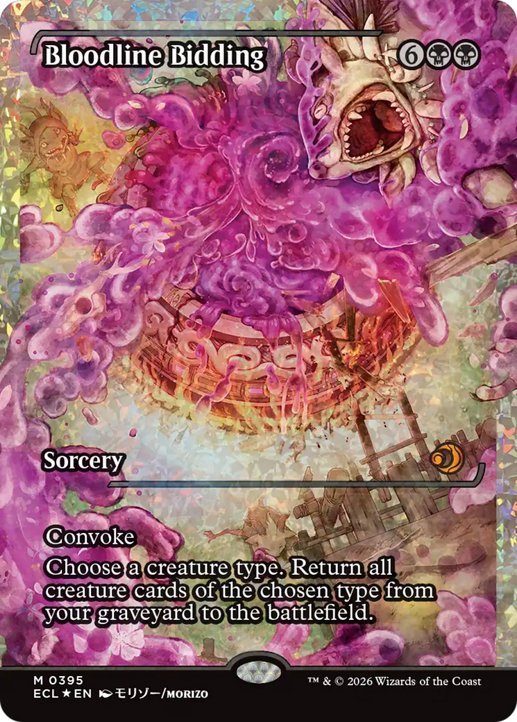 Bloodline Bidding (Showcase) (Fracture Foil) [Lorwyn Eclipsed] | Exor Games Bridgewater