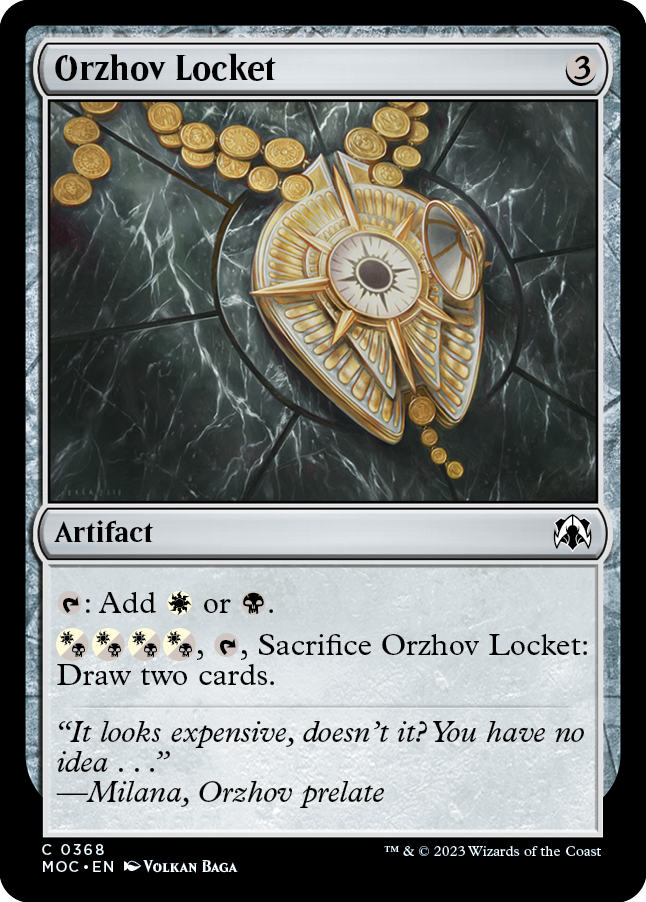 Orzhov Locket [March of the Machine Commander] | Exor Games Bridgewater