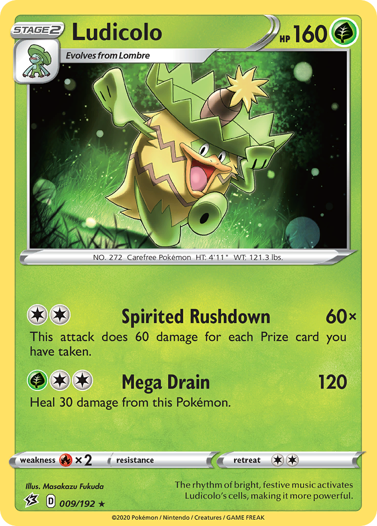 Ludicolo (009/192) [Sword & Shield: Rebel Clash] | Exor Games Bridgewater