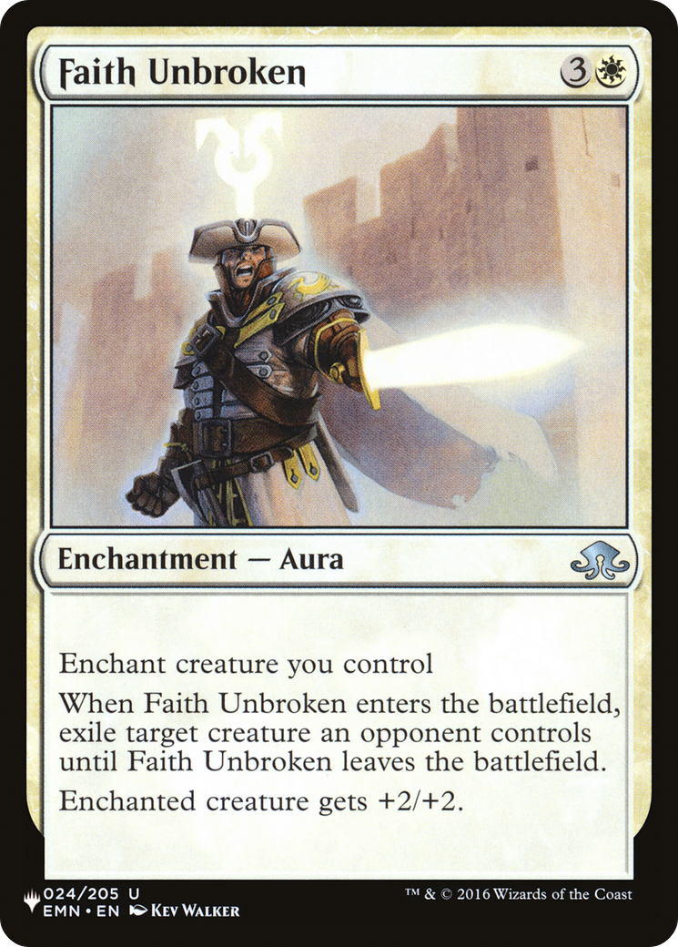 Faith Unbroken [The List Reprints] | Exor Games Bridgewater