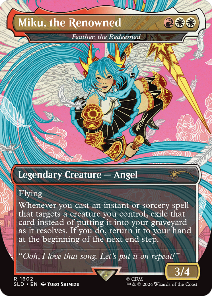 Miku, the Renowned - Feather, the Redeemed [Secret Lair Drop Series] | Exor Games Bridgewater