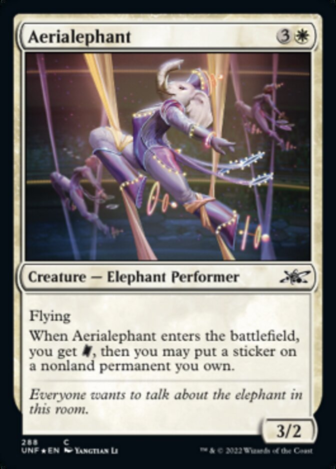 Aerialephant (Galaxy Foil) [Unfinity] | Exor Games Bridgewater