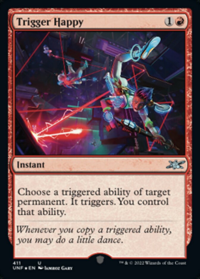 Trigger Happy (Galaxy Foil) [Unfinity] | Exor Games Bridgewater