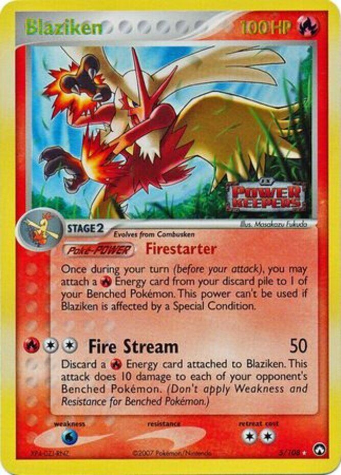 Blaziken (5/108) (Stamped) [EX: Power Keepers] | Exor Games Bridgewater