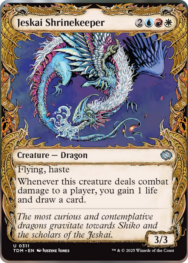 Jeskai Shrinekeeper (Showcase) [Tarkir: Dragonstorm] | Exor Games Bridgewater