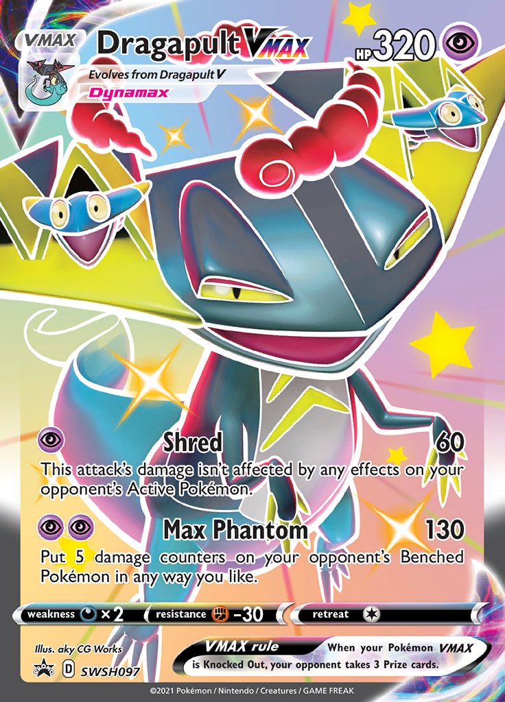 Dragapult VMAX (SWSH097) (Jumbo Card) [Sword & Shield: Black Star Promos] | Exor Games Bridgewater