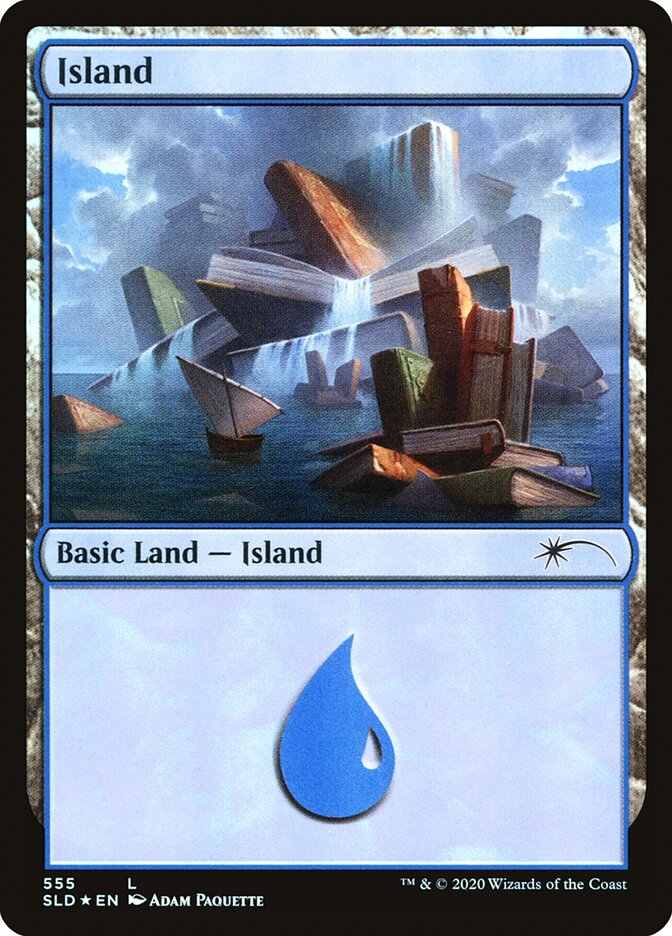 Island (Well Read) (555) [Secret Lair Drop Promos] | Exor Games Bridgewater