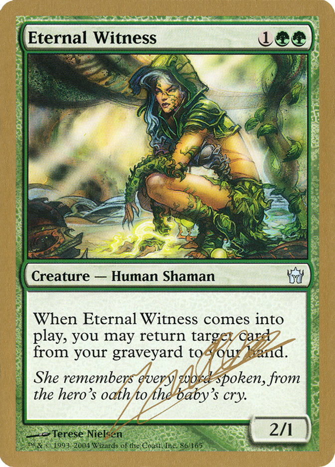 Eternal Witness (Julien Nuijten) [World Championship Decks 2004] | Exor Games Bridgewater