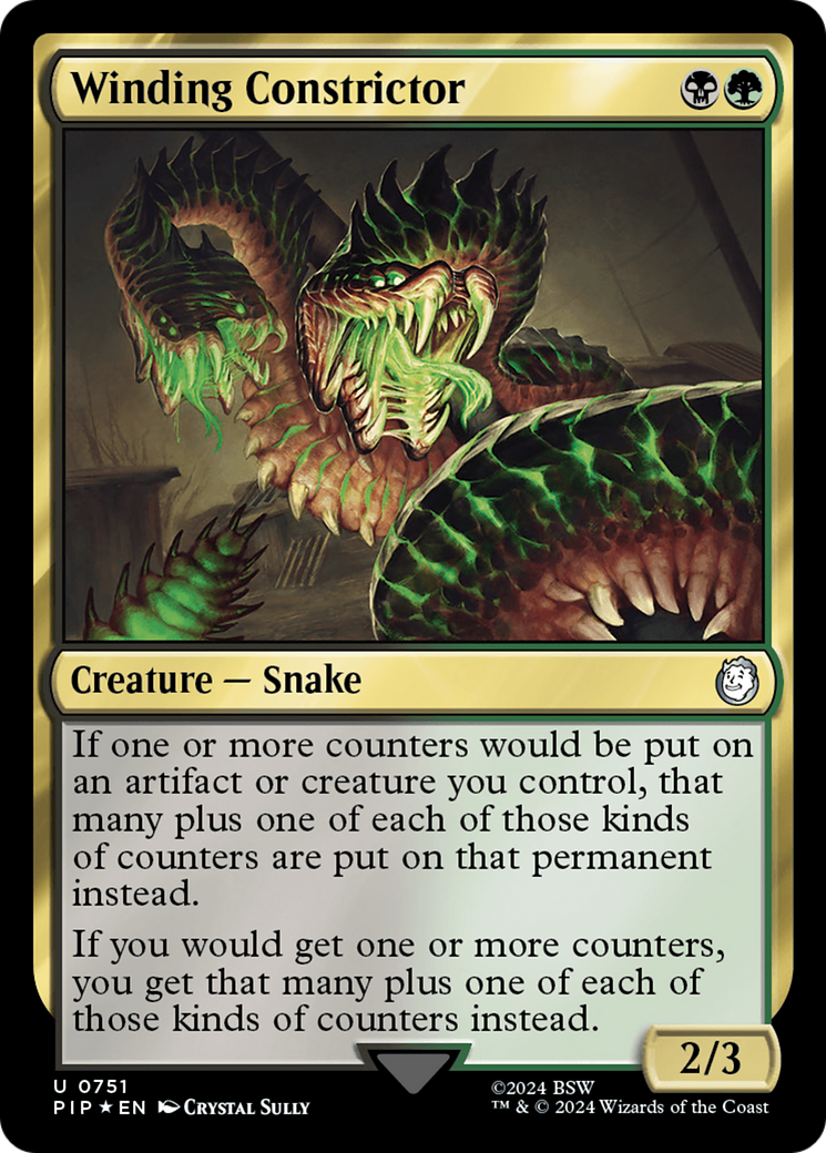 Winding Constrictor (Surge Foil) [Fallout] | Exor Games Bridgewater