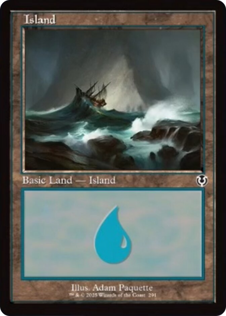 Island (291) (Retro Frame) [Innistrad Remastered] | Exor Games Bridgewater