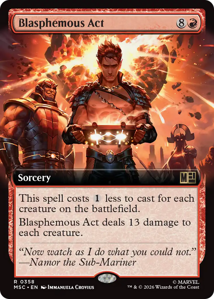 Blasphemous Act (Extended Art) [Marvel Super Heroes Commander] | Exor Games Bridgewater