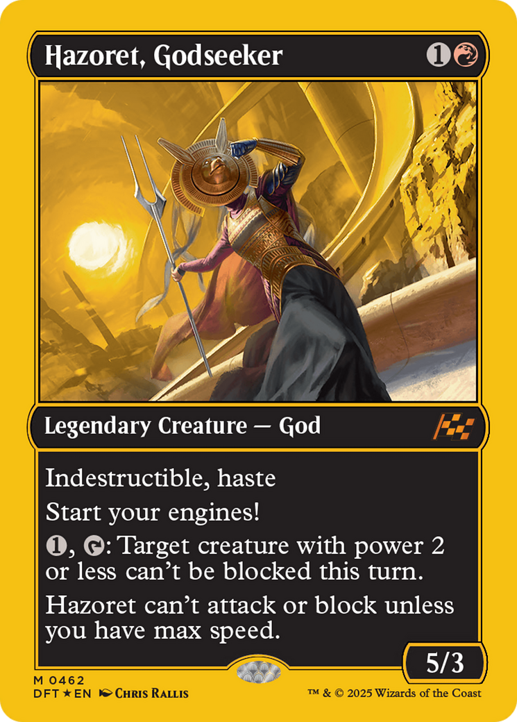 Hazoret, Godseeker (First-Place Foil) [Aetherdrift] | Exor Games Bridgewater