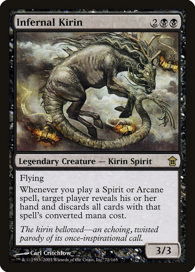 Infernal Kirin [Saviors of Kamigawa] | Exor Games Bridgewater