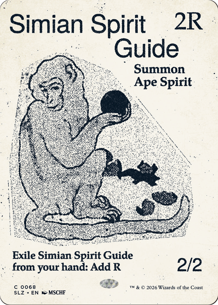 Simian Spirit Guide (0068) [Secret Lair x MSCHF: The Zeta Set] | Exor Games Bridgewater