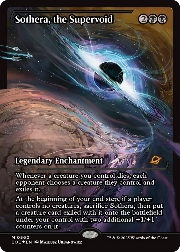 Sothera, the Supervoid (Showcase) [Edge of Eternities] | Exor Games Bridgewater