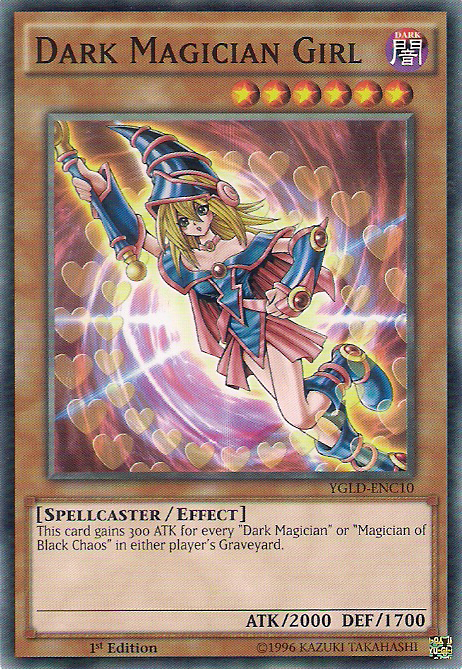 Dark Magician Girl [YGLD-ENC10] Common | Exor Games Bridgewater