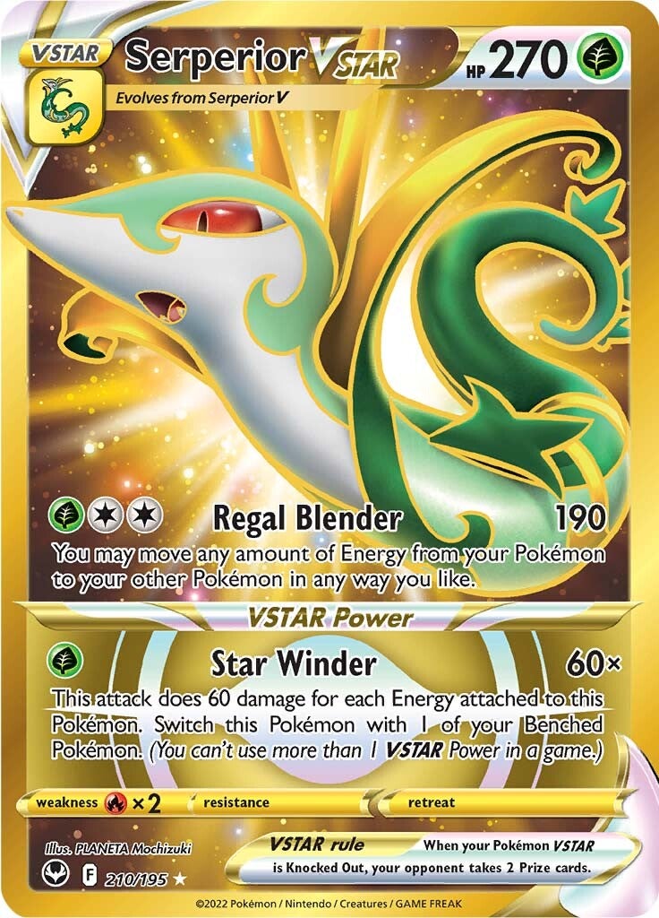 Serperior VSTAR (210/195) [Sword & Shield: Silver Tempest] | Exor Games Bridgewater