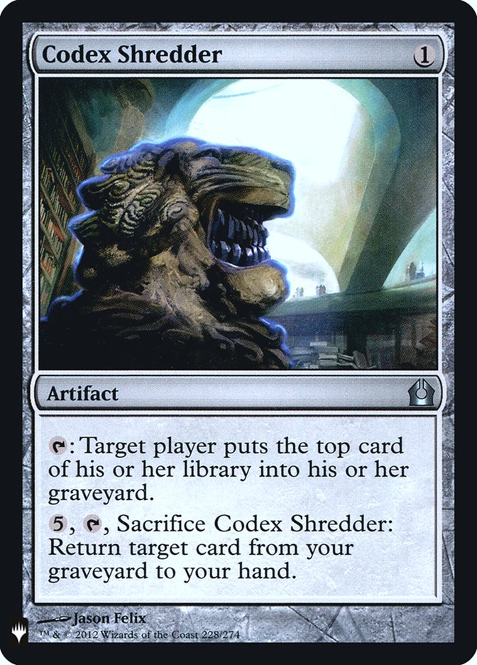 Codex Shredder [Mystery Booster] | Exor Games Bridgewater