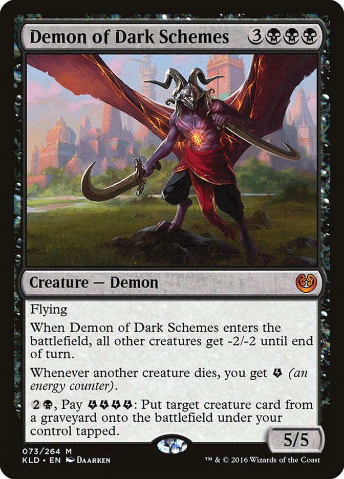 Demon of Dark Schemes [Kaladesh] | Exor Games Bridgewater