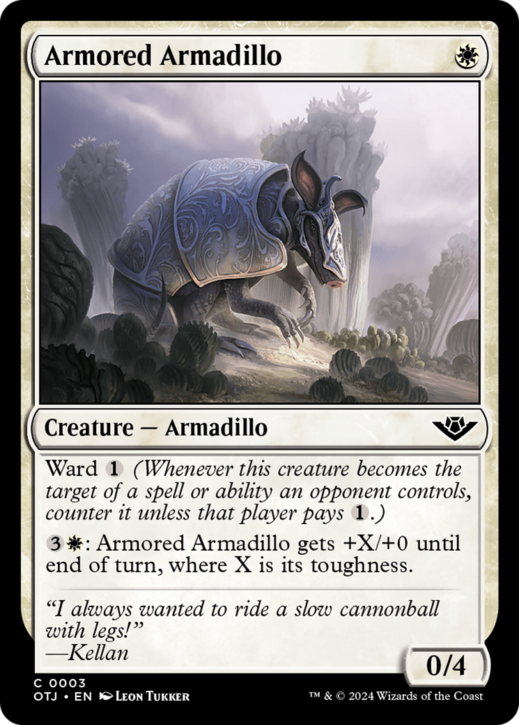 Armored Armadillo [Outlaws of Thunder Junction] | Exor Games Bridgewater