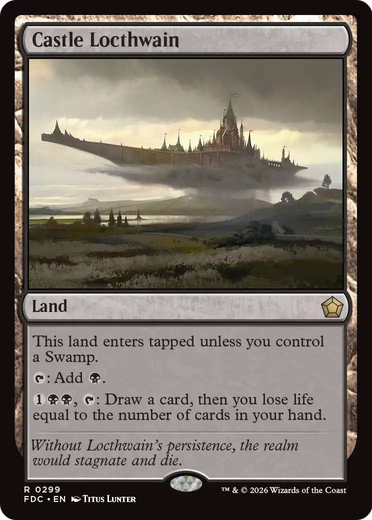 Castle Locthwain [Foundations Commander] | Exor Games Bridgewater